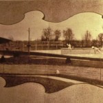 Rosemont Station and Tennis Court, c. 1912
