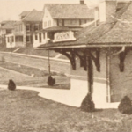 Rosemont Station and West Rosemont Avenue (Panoramic View), c. 1911