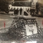 Unauthorized modifications to the cannon at Russell Road and Braddock Road, 1959