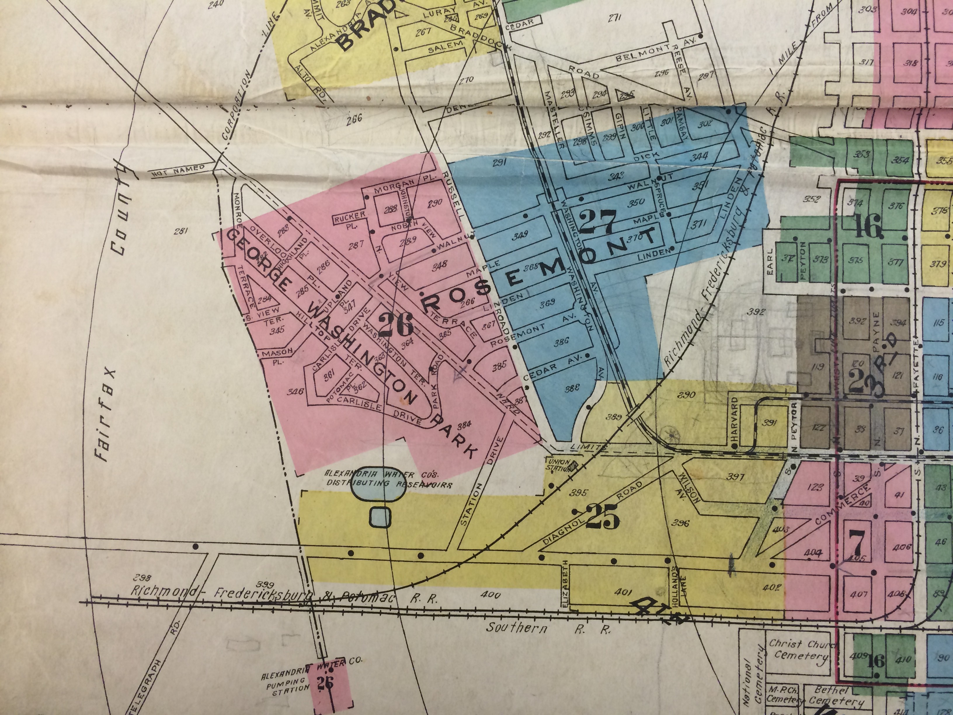 1921 Sanborn Fire Insurance Map 1 Excerpt