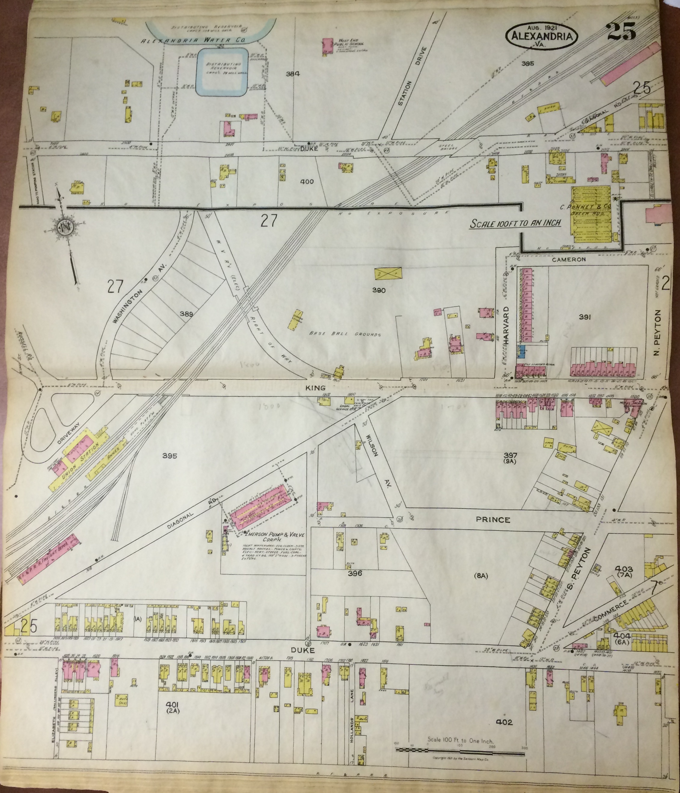 1921 Sanborn Fire Insurance Map 25