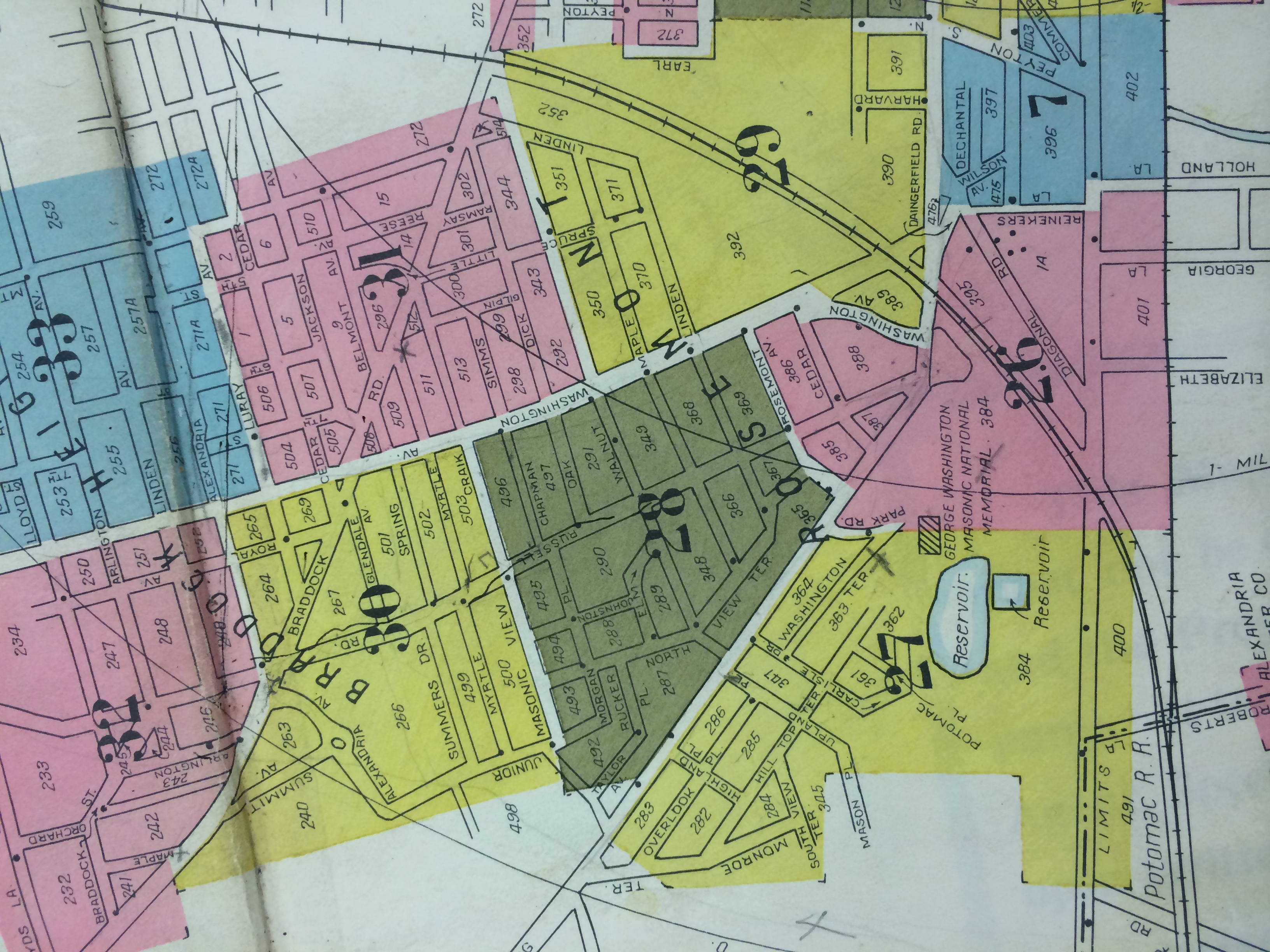 1931 Sanborn Fire Insurance Map 1 Excerpt