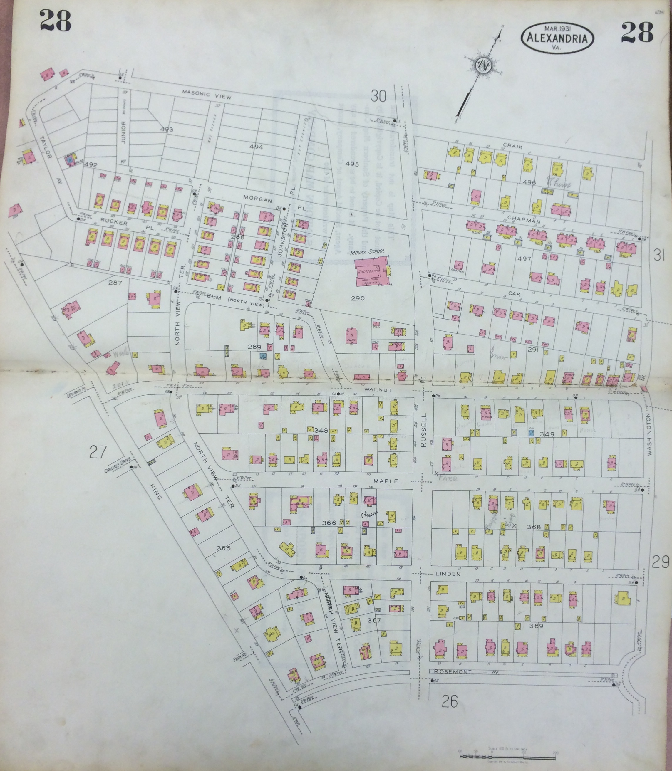 1931 Sanborn Fire Insurance Map 28