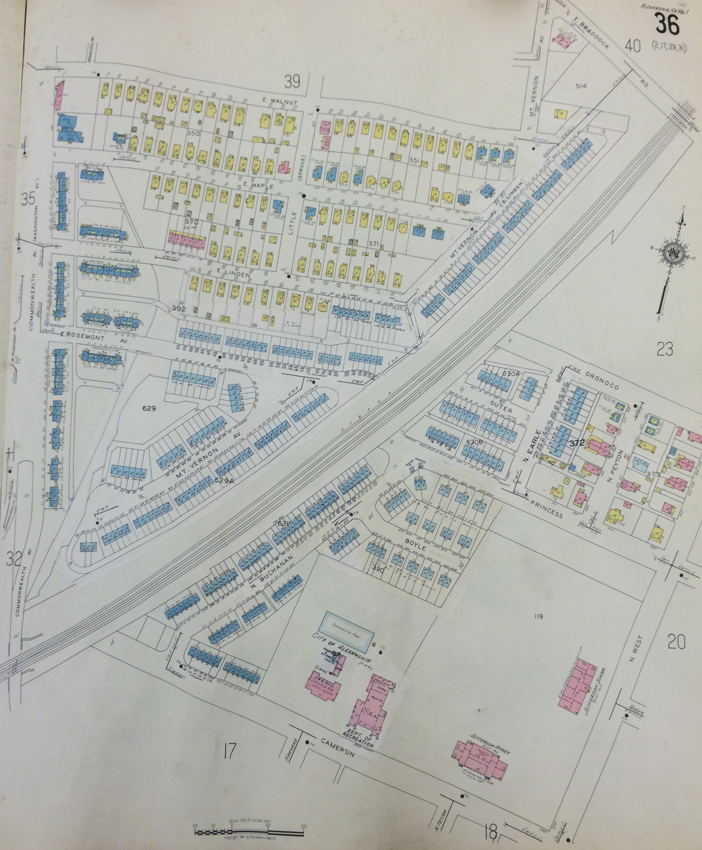 1941 Sanborn Fire Insurance Map 36