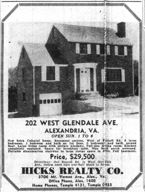 Washington Star Ad - June 2, 1951