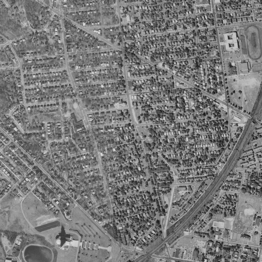 Rosemont aerial view, 1964