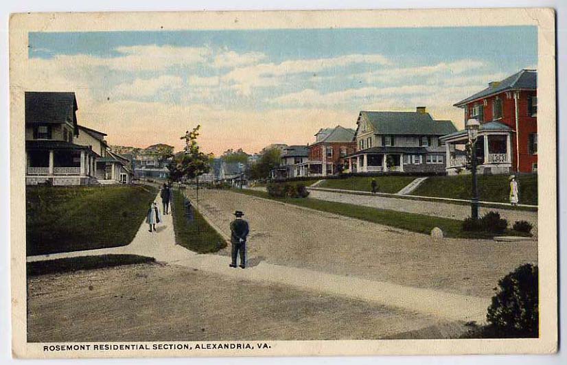 Unit block of West Rosemont Avenue, c. 1912