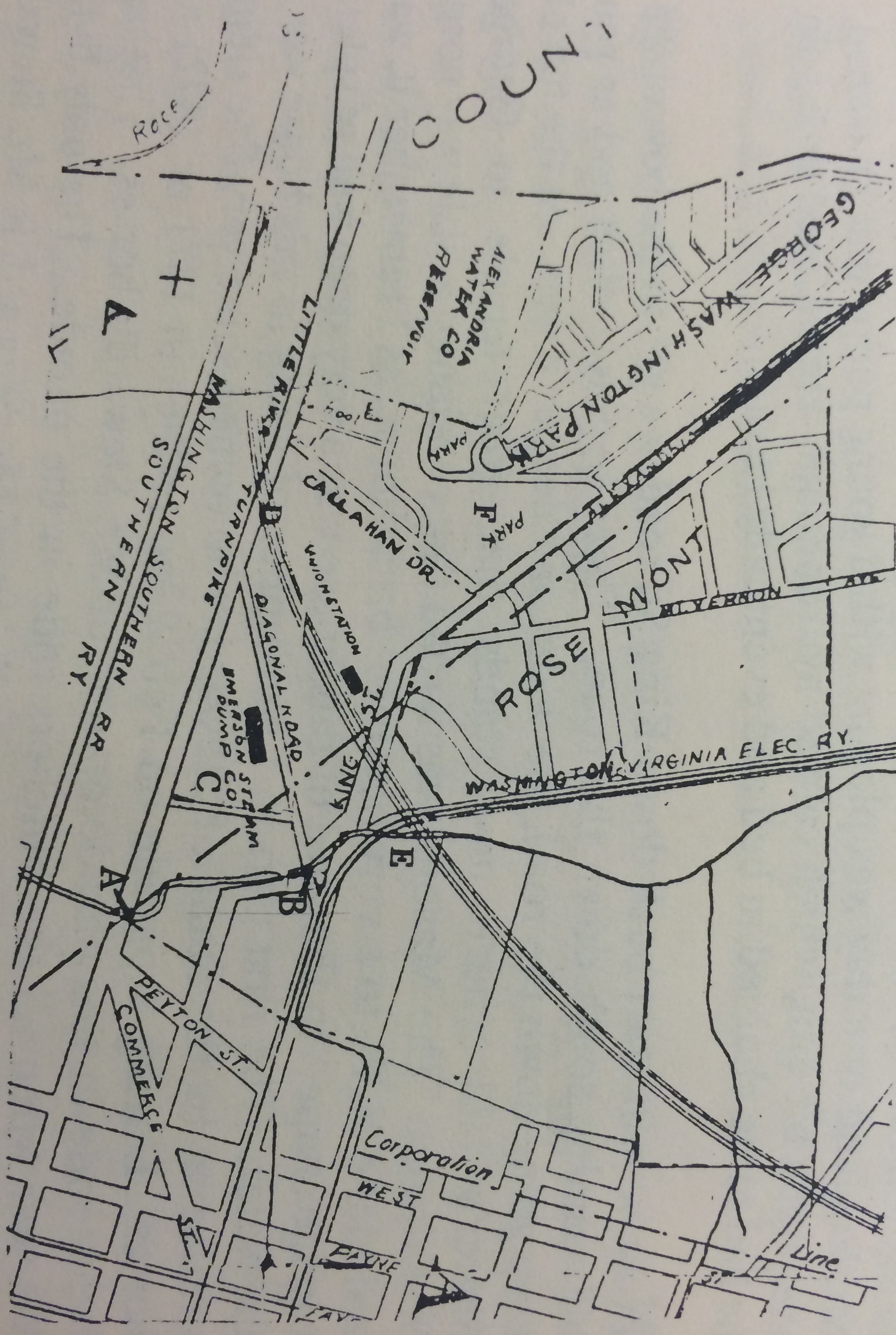 Rosemont Map, c. 1911