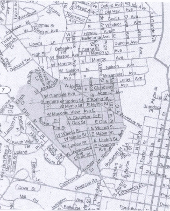 Rosemont Neighborhood Map (Small)
