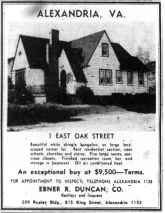 Washington Star Ad - March 31, 1945