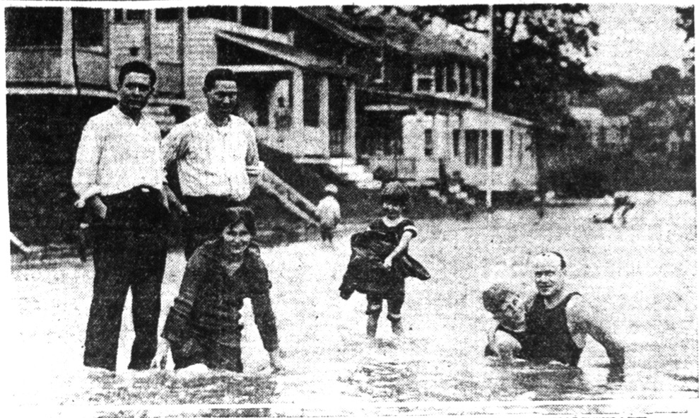 Rosemont after a major rainstorm, September 2, 1922