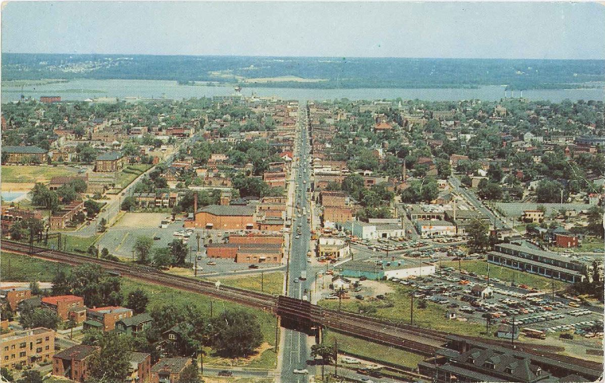 View from the George Washington Masonic Memorial, c. 1960