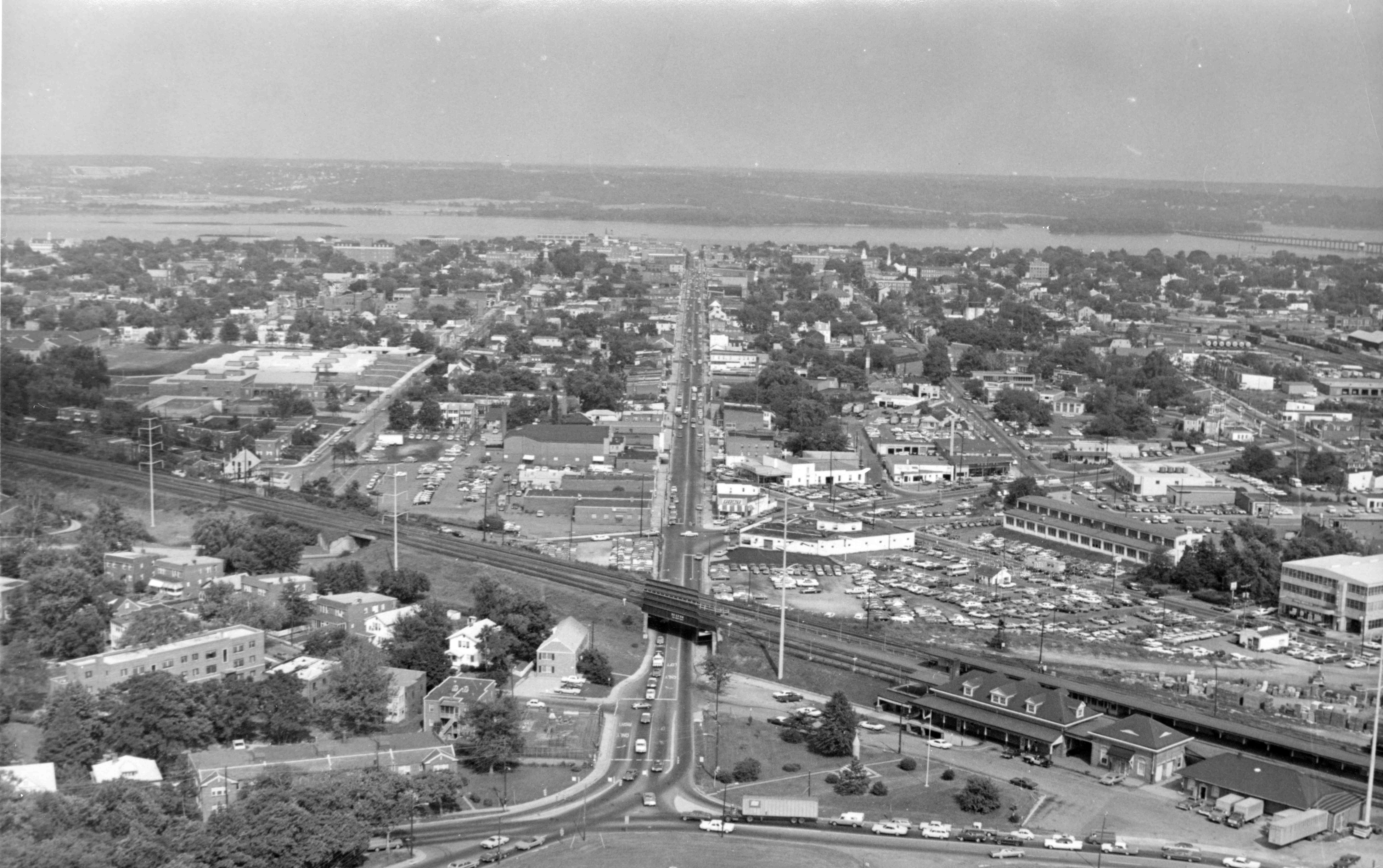 Rosemont from the George Washington Masonic National Memorial, 1971