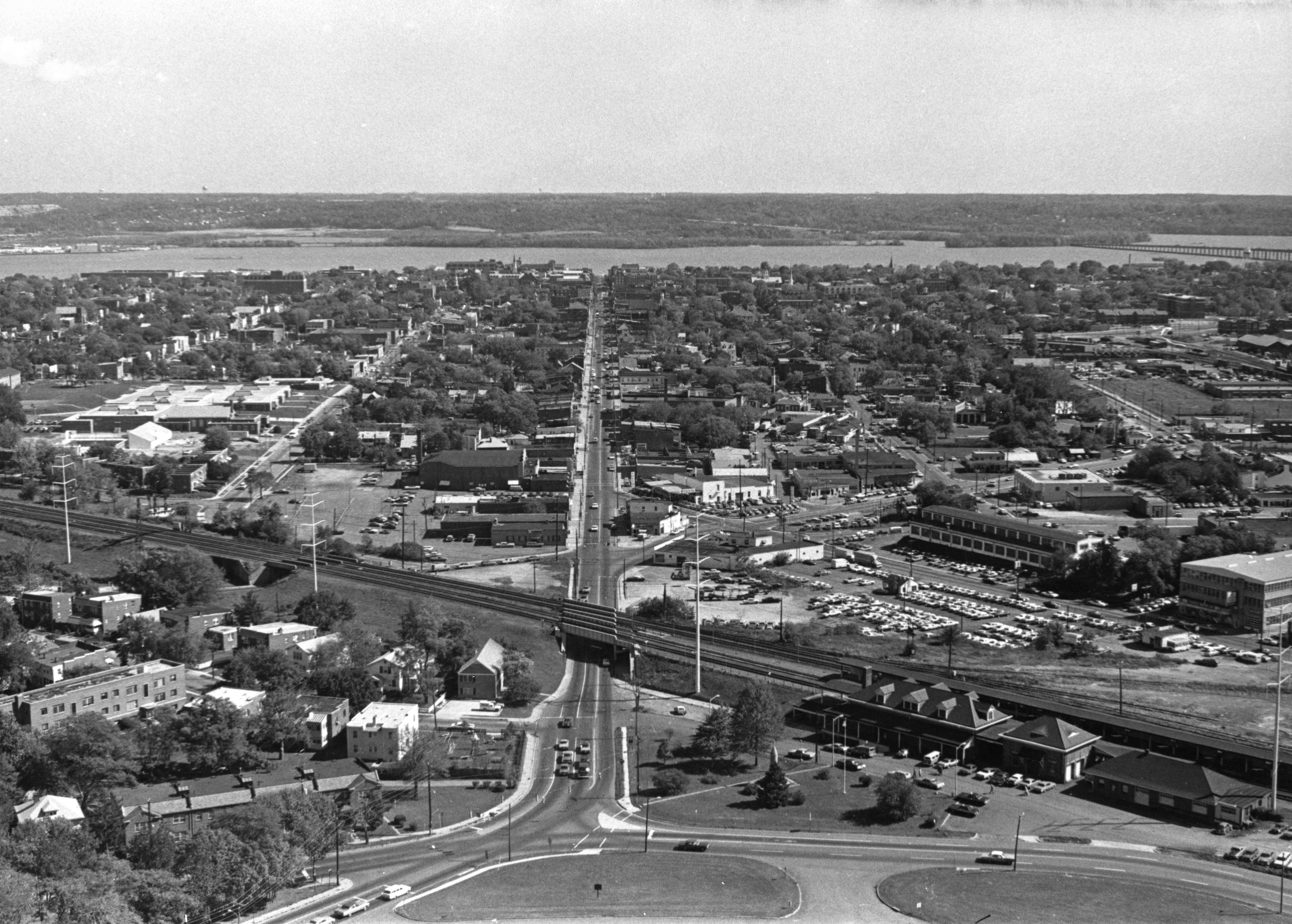 Rosemont from the George Washington Masonic National Memorial, 1976