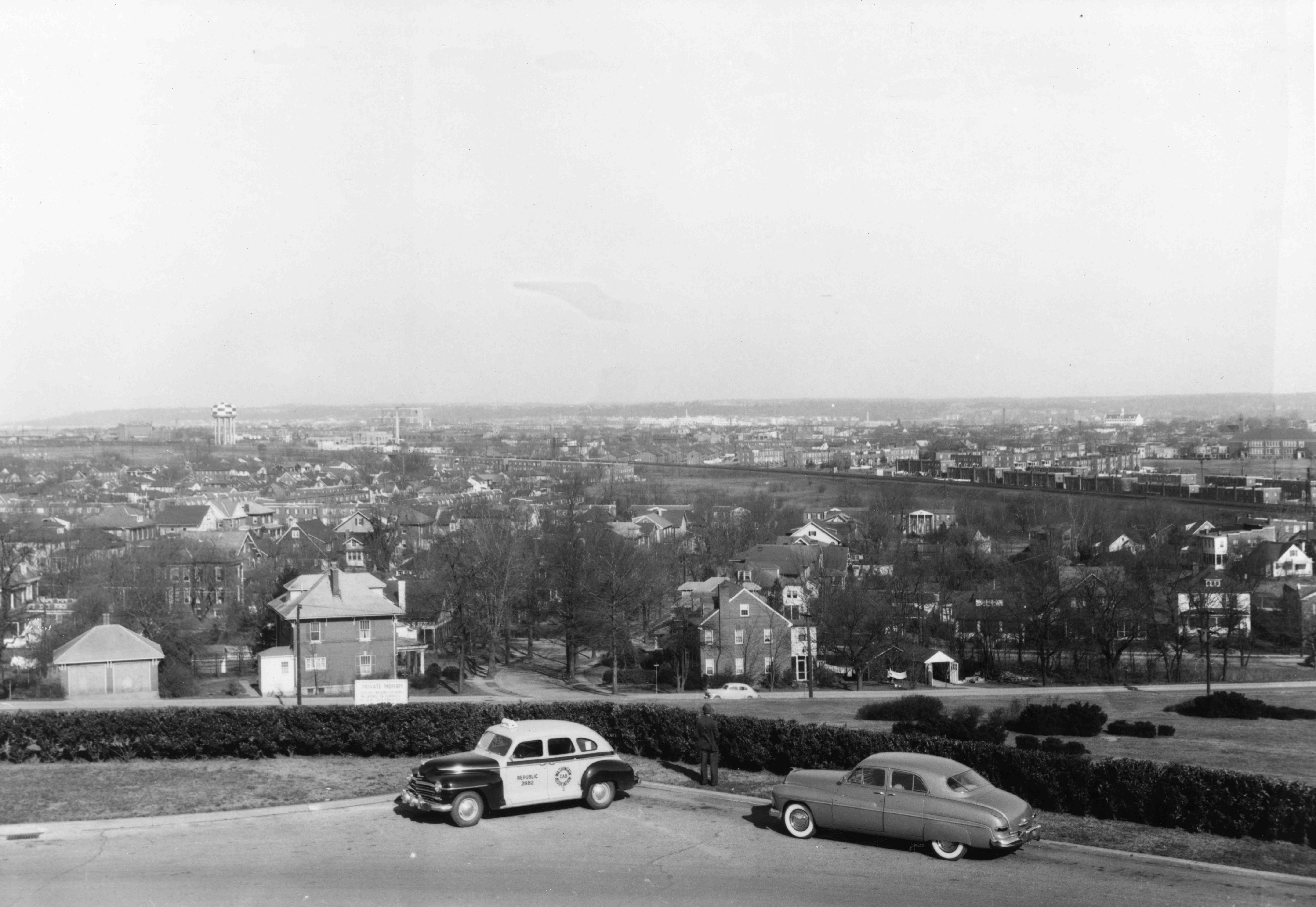 View from the George Washington Masonic National Memorial, c. 1945